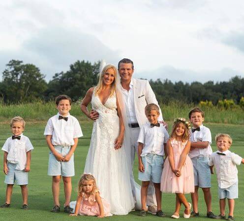 Gunner Hegseth's father, Pete Hegseth's wedding day.